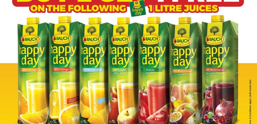 #Buy2Get1FREE with HAPPY-DAY juices!